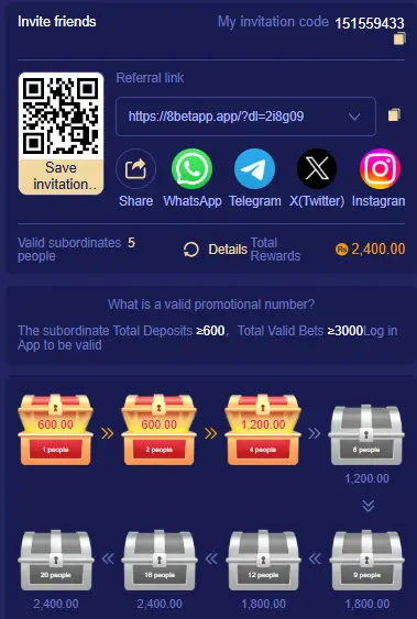 8bet game referral program